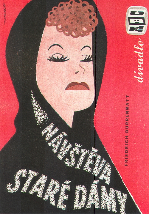 Der Besuch der alten Dame: Programmheft der Aufführung 1959 in Prag.