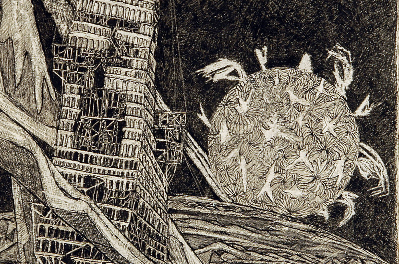 Tour de Babel I (détail), 1952