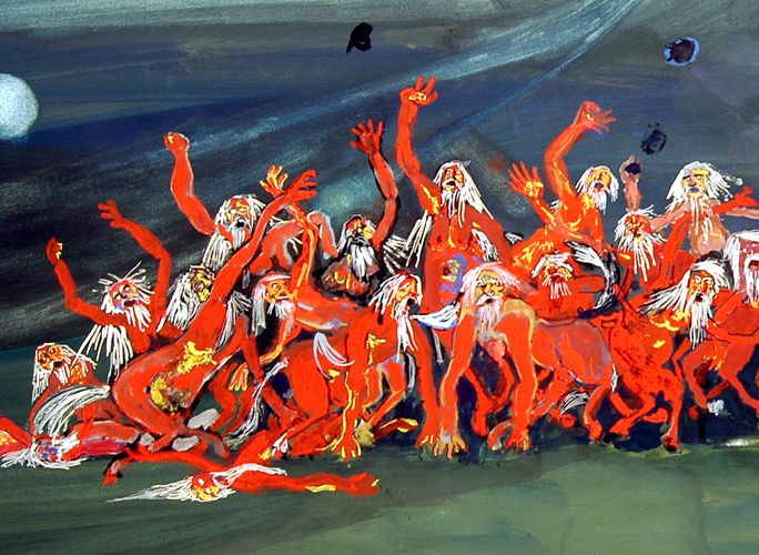 Centaures en colère (détail), 1979
